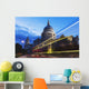 St Paul's Cathedral and light trails Wall Mural