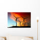 Wind Farm Silhouette Wall Decal