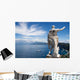 Bay of Capri Italy With Ceasar Statue Wall Mural