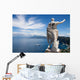 Bay of Capri Italy With Ceasar Statue Wall Mural