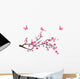 Cherry Blossom with Birds Wall Decal
