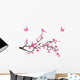 cherry blossom with birds Wall Decal