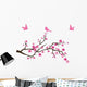 cherry blossom with birds Wall Decal