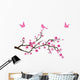 cherry blossom with birds Wall Decal