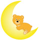 Bear over Moon