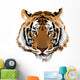 Tiger head Wall Decal