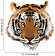 Tiger head Wall Decal