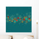 Abstract Blue With Circles Wall Decal