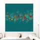 Abstract Blue With Circles Wall Decal