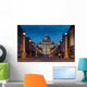 The magnificent evening view of St. Peter's Basilica in Rome Wall Mural