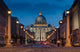 The magnificent evening view of St. Peter's Basilica in Rome Wall Mural