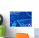 Global Technology Communication Concept Wall Mural