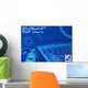 Global Technology Communication Concept Wall Mural