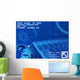 Global Technology Communication Concept Wall Mural