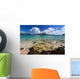 The beach at Major's Bay on the Caribbean island of St Kitts. Wall Mural