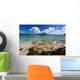 The beach at Major's Bay on the Caribbean island of St Kitts. Wall Mural