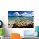The beach at Major's Bay on the Caribbean island of St Kitts. Wall Mural