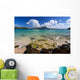 The beach at Major's Bay on the Caribbean island of St Kitts. Wall Mural