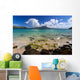 The beach at Major's Bay on the Caribbean island of St Kitts. Wall Mural