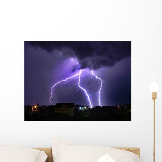 Lightning Night Wall Decal
