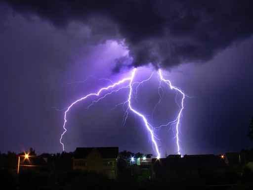 Lightning Night Wall Decal