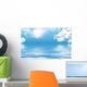 Pleasant sky and ocean Wall Mural