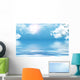 Pleasant sky and ocean Wall Mural