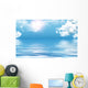 Pleasant sky and ocean Wall Mural