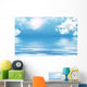 Pleasant sky and ocean Wall Mural