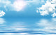 Pleasant sky and ocean Wall Mural