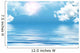 Pleasant sky and ocean Wall Mural