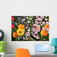 Colourful flowers Wall Mural