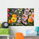Colourful flowers Wall Mural