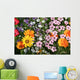 Colourful flowers Wall Mural