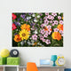 Colourful flowers Wall Mural