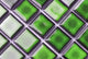 Green Tiles Wall Decal