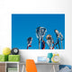 Many Lacrosse Sticks in the Air Wall Mural