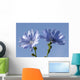 blue flower Wall Mural
