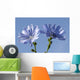 blue flower Wall Mural