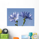 blue flower Wall Mural