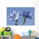 blue flower Wall Mural