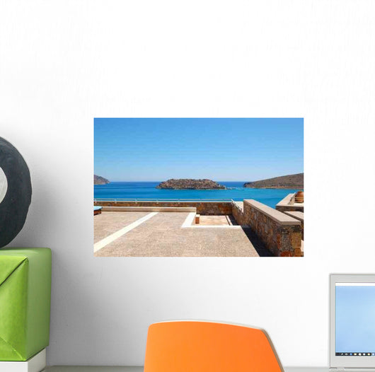 Spinalonga Island from Luxury Wall Decal