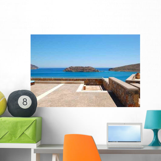 Spinalonga Island from Luxury Wall Decal