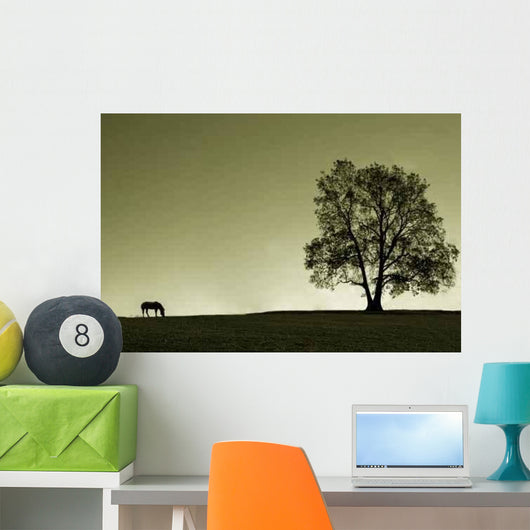 Lonely Horse and It's Wall Decal