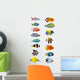 15 Different Fish Wall Decal