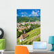 grand cru vineyard and Chapel of St. Urban, Thann, Alsace, Franc Wall Mural