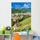 grand cru vineyard and Chapel of St. Urban, Thann, Alsace, Franc Wall Mural