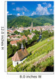 grand cru vineyard and Chapel of St. Urban, Thann, Alsace, Franc Wall Mural