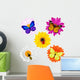 Bugs and Flowers Wall Stickers Wall Decal