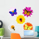 Bugs and Flowers Wall Stickers Wall Decal